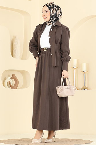 moda selvim Combined 2860SLK540 Brown - Thumbnail