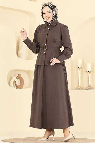 moda selvim Combined 2860SLK540 Brown - Thumbnail