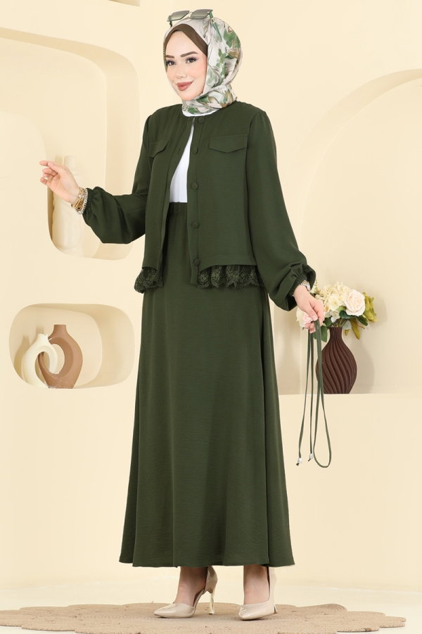 Combined 2861SLK540 Khaki - Moda Selvim