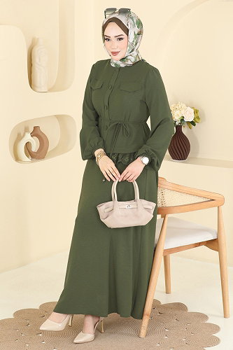 moda selvim Combined 2861SLK540 Khaki - Thumbnail