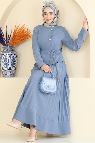 moda selvim Combined 2865SL432 Baby Blue - Thumbnail