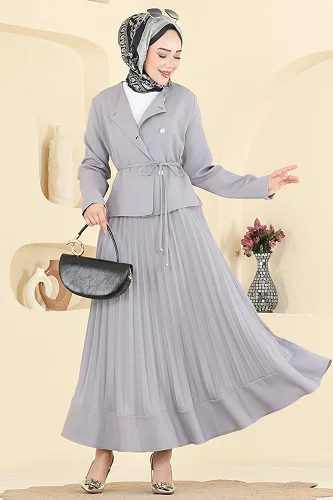 moda selvim Combined 2865SL432 Gray - Thumbnail