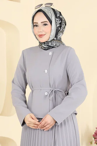 moda selvim Combined 2865SL432 Gray - Thumbnail