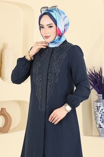 moda selvim طقم كحلي 2866SL432 - Thumbnail