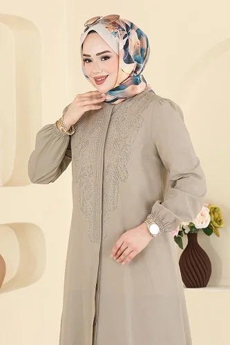 moda selvim طقم بيج 2866SL432 - Thumbnail