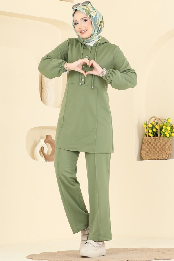 Modaselvim الاطقم طقم أخضر عشبي 2869SLK540