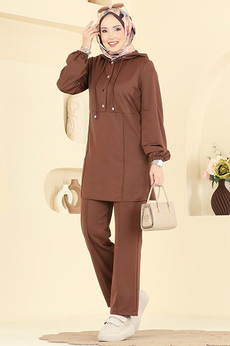 moda selvim Combined 2869SLK540 Brown - Thumbnail