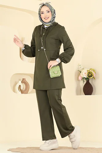 moda selvim Combined 2869SLK540 Khaki - Thumbnail