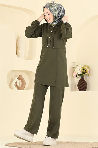 moda selvim Combined 2869SLK540 Khaki - Thumbnail