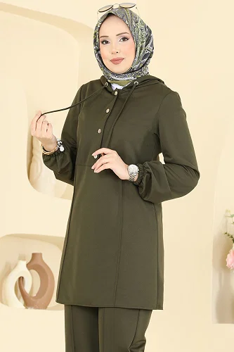 moda selvim Combined 2869SLK540 Khaki - Thumbnail