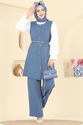 moda selvim Combined 2876SLK540 Blue - Thumbnail