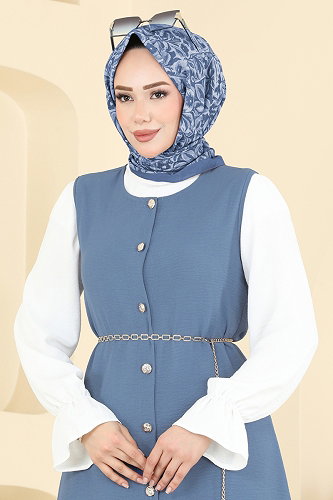 moda selvim Combined 2876SLK540 Blue - Thumbnail