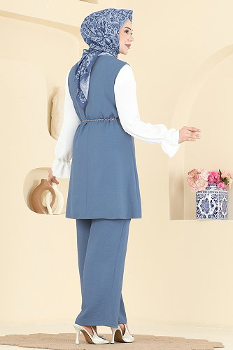 moda selvim Combined 2876SLK540 Blue - Thumbnail