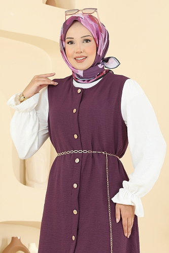 moda selvim Combined 2876SLK540 Dark Rose Dusky - Thumbnail