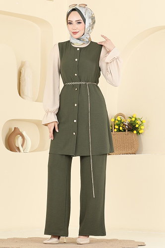 moda selvim Combined 2876SLK540 Khaki - Thumbnail