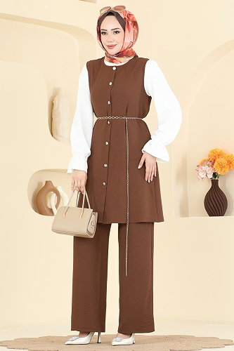 moda selvim Combined 2876SLK540 Light Brown - Thumbnail