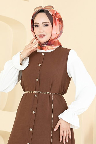 moda selvim Combined 2876SLK540 Light Brown - Thumbnail