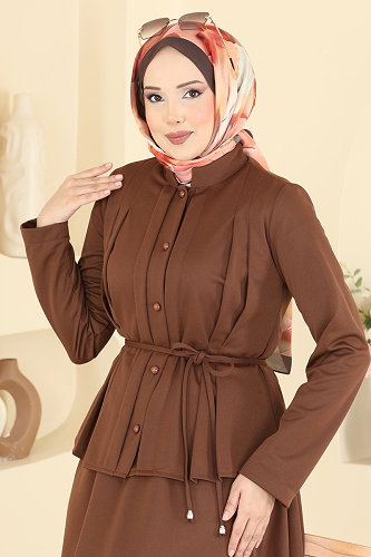 moda selvim Combined 2879SLK540 Brown - Thumbnail