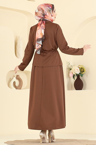 moda selvim طقم بني 2879SLK540 - Thumbnail