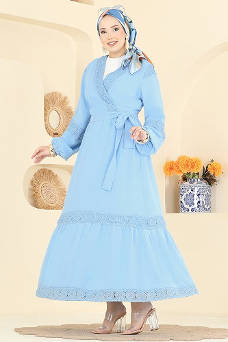 moda selvim طقم أزرق فاتح 2880SLK540 - Thumbnail