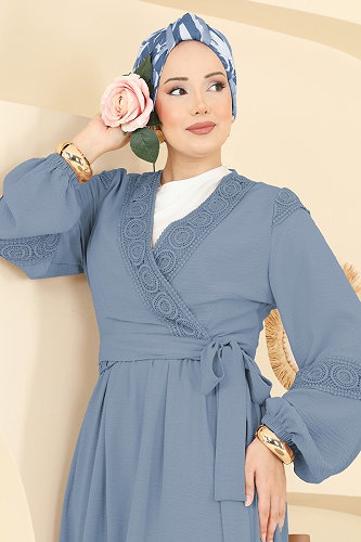 moda selvim طقم أزرق 2880SLK540 - Thumbnail