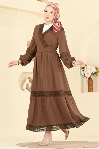 moda selvim طقم بني 2880SLK540 - Thumbnail