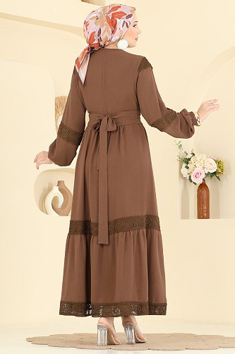 moda selvim طقم بني 2880SLK540 - Thumbnail