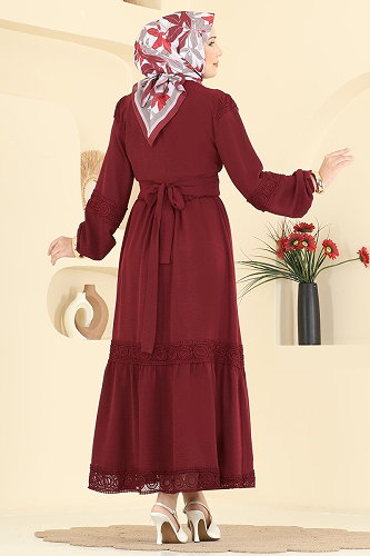 moda selvim Combined 2880SLK540 Burgundy - Thumbnail