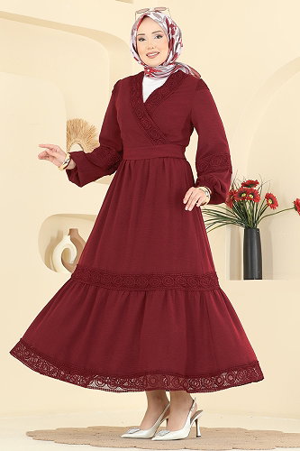 moda selvim طقم خمري 2880SLK540 - Thumbnail