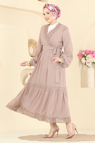 moda selvim طقم بيج 2880SLK540 - Thumbnail