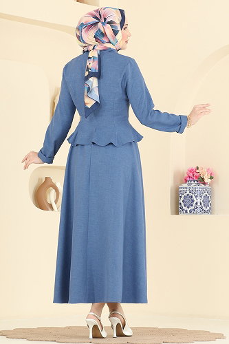 moda selvim Combined 2881SL432 Indigo - Thumbnail