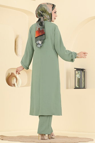 moda selvim Combined 2883SLK540 Almond Green - Thumbnail