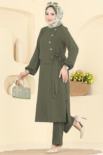 moda selvim Combined 2883SLK540 Light Khaki - Thumbnail