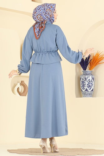 moda selvim Combined 2887SLK540 Blue - Thumbnail