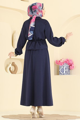 moda selvim Combined 2887SLK540 Navy Blue - Thumbnail