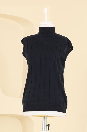 moda selvim طقم كحلي 2893KLB1050 - Thumbnail