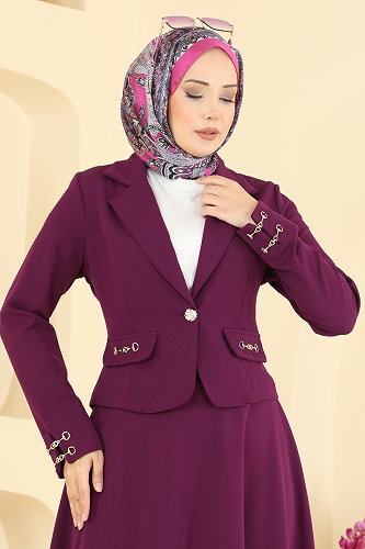 moda selvim Combined 2896SLK540 Damson - Thumbnail