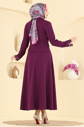 moda selvim Combined 2896SLK540 Damson - Thumbnail