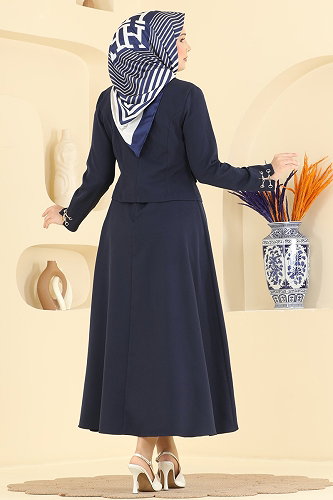 moda selvim Combined 2896SLK540 Navy Blue - Thumbnail