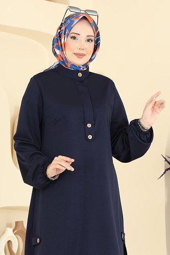 moda selvim طقم كحلي 2897SLK540 - Thumbnail