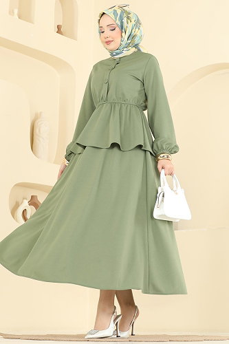 moda selvim Combined 2899SLK540 Almond Green - Thumbnail