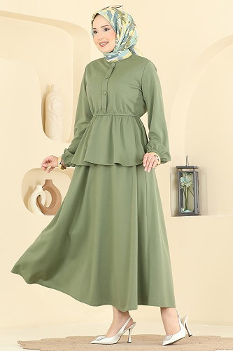 moda selvim Combined 2899SLK540 Almond Green - Thumbnail