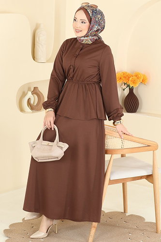 moda selvim Combined 2899SLK540 Brown - Thumbnail