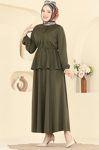 moda selvim Combined 2899SLK540 Khaki - Thumbnail