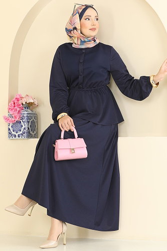 moda selvim Combined 2899SLK540 Navy Blue - Thumbnail