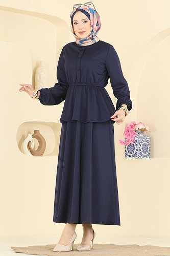 moda selvim Combined 2899SLK540 Navy Blue - Thumbnail