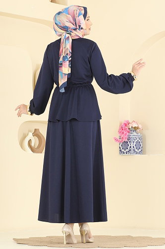 moda selvim طقم كحلي 2899SLK540 - Thumbnail