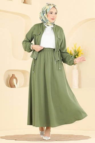moda selvim Combined 2901SLK540 Almond Green - Thumbnail