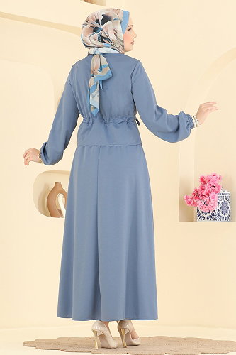 moda selvim Combined 2901SLK540 Blue - Thumbnail