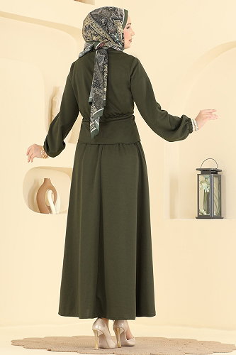 moda selvim Combined 2901SLK540 Khaki - Thumbnail